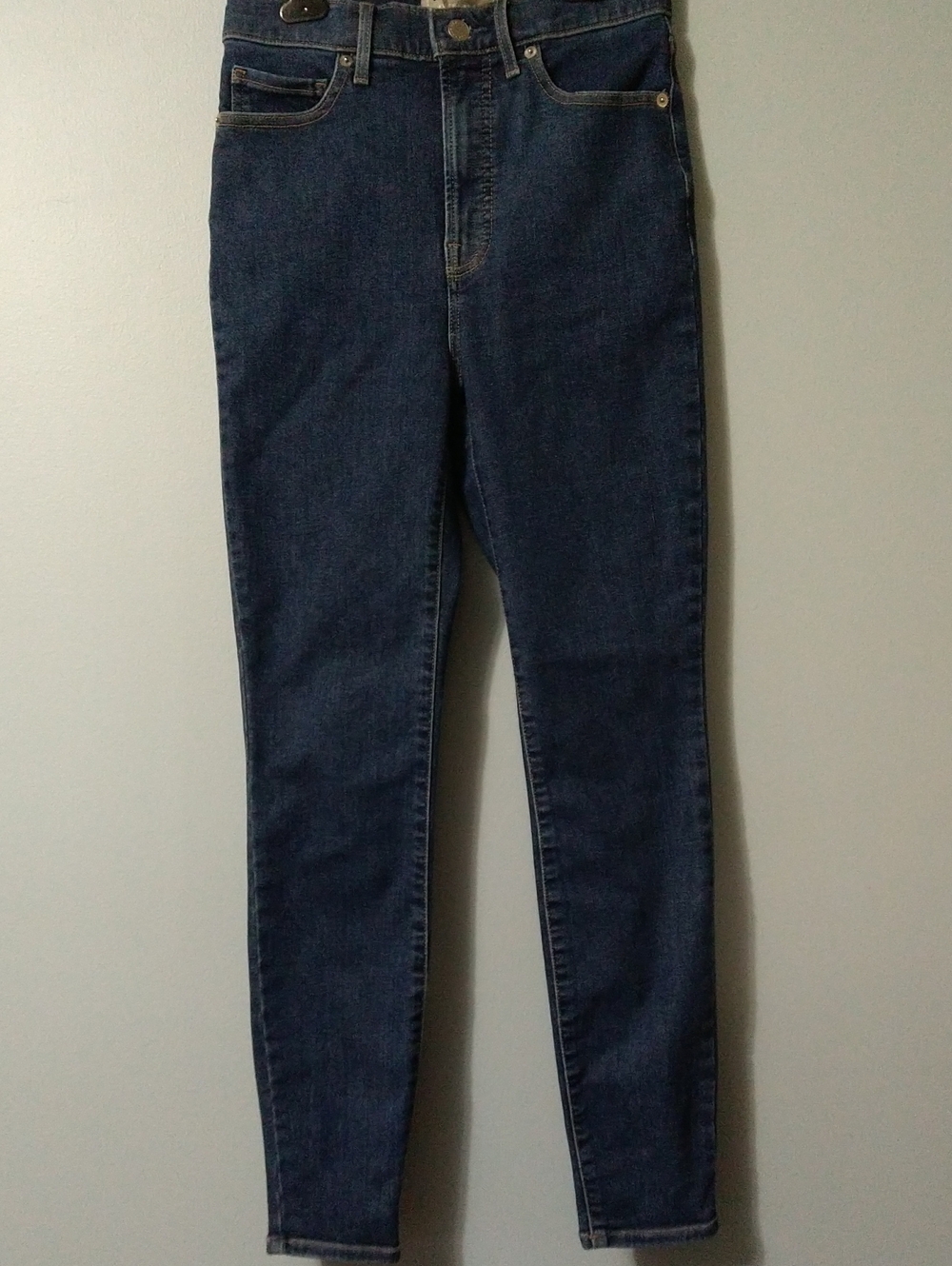 Everlane Dark Blue High-Rise Skinny Jeans 27 Regular